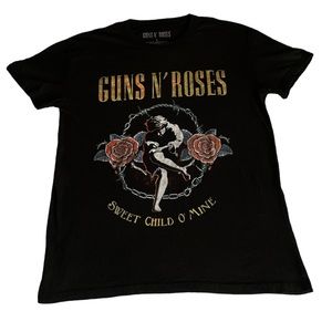 Guns N' Roses Official Sweet Child O' Mine Adult Large Short Sleeve Tee Shirt